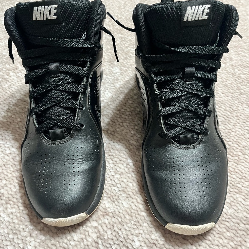 NIKE  Swoosh Leather High Top Sneakers